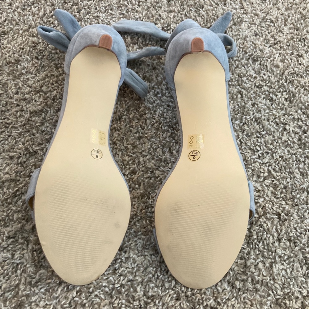 Chinese Laundry Rhonda Suede Chambray Heels - Picture 5 of 6